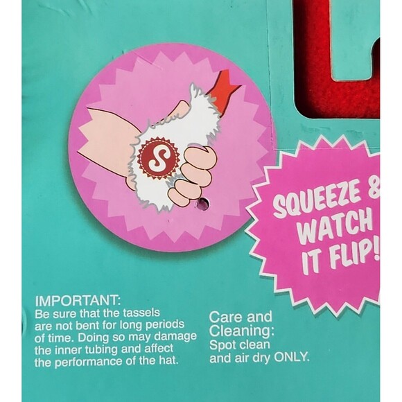 Shopkins Flipeez By ABG Winter Knit Fleece Hat Pink One Size Brand New 2017 Rare - Picture 5 of 5